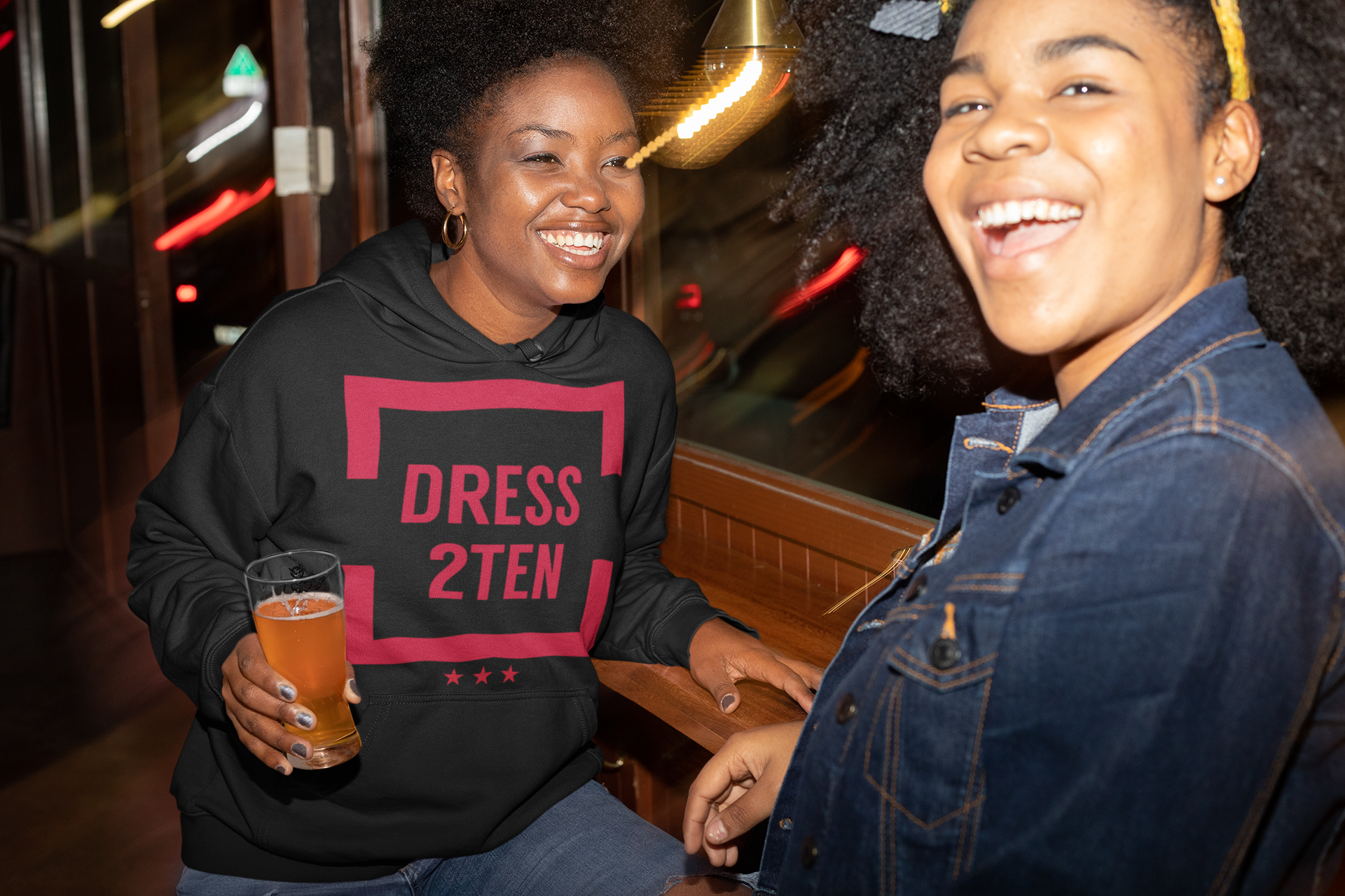 Girls Hanging Out With The Dress2ten hoddie