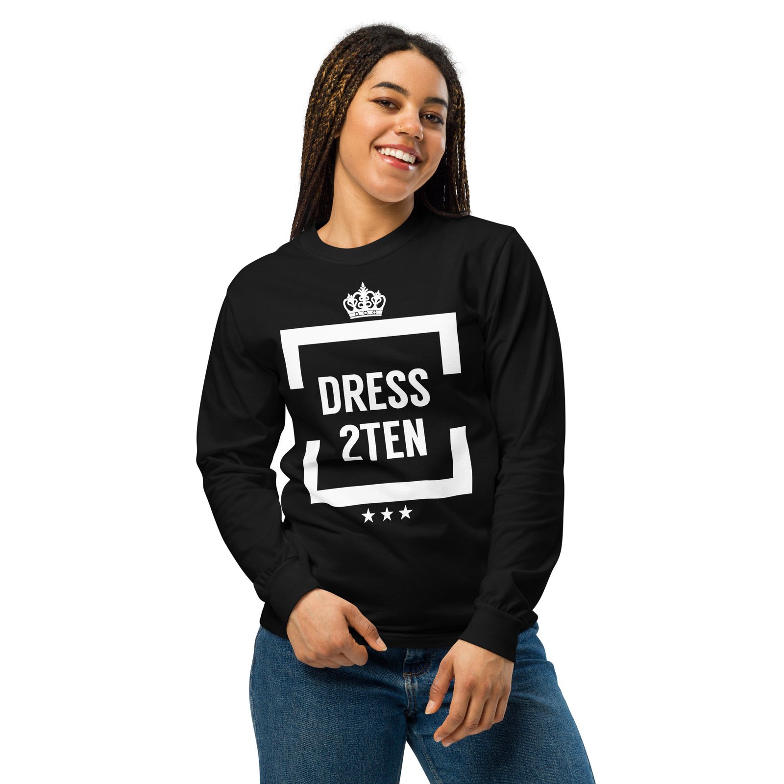 Dress2Ten Garment-Dyed Heavyweight Long-Sleeve
