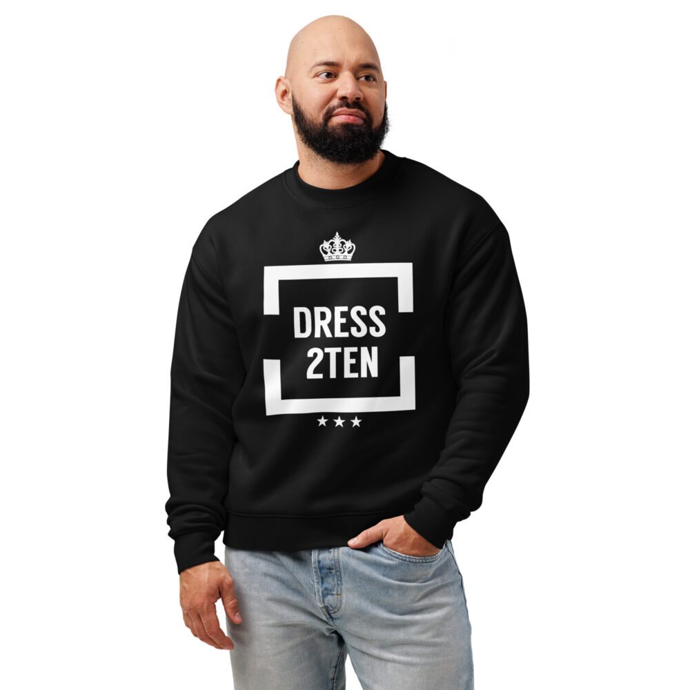 Dress2Ten Logo Relaxed Crewneck Sweatshirt