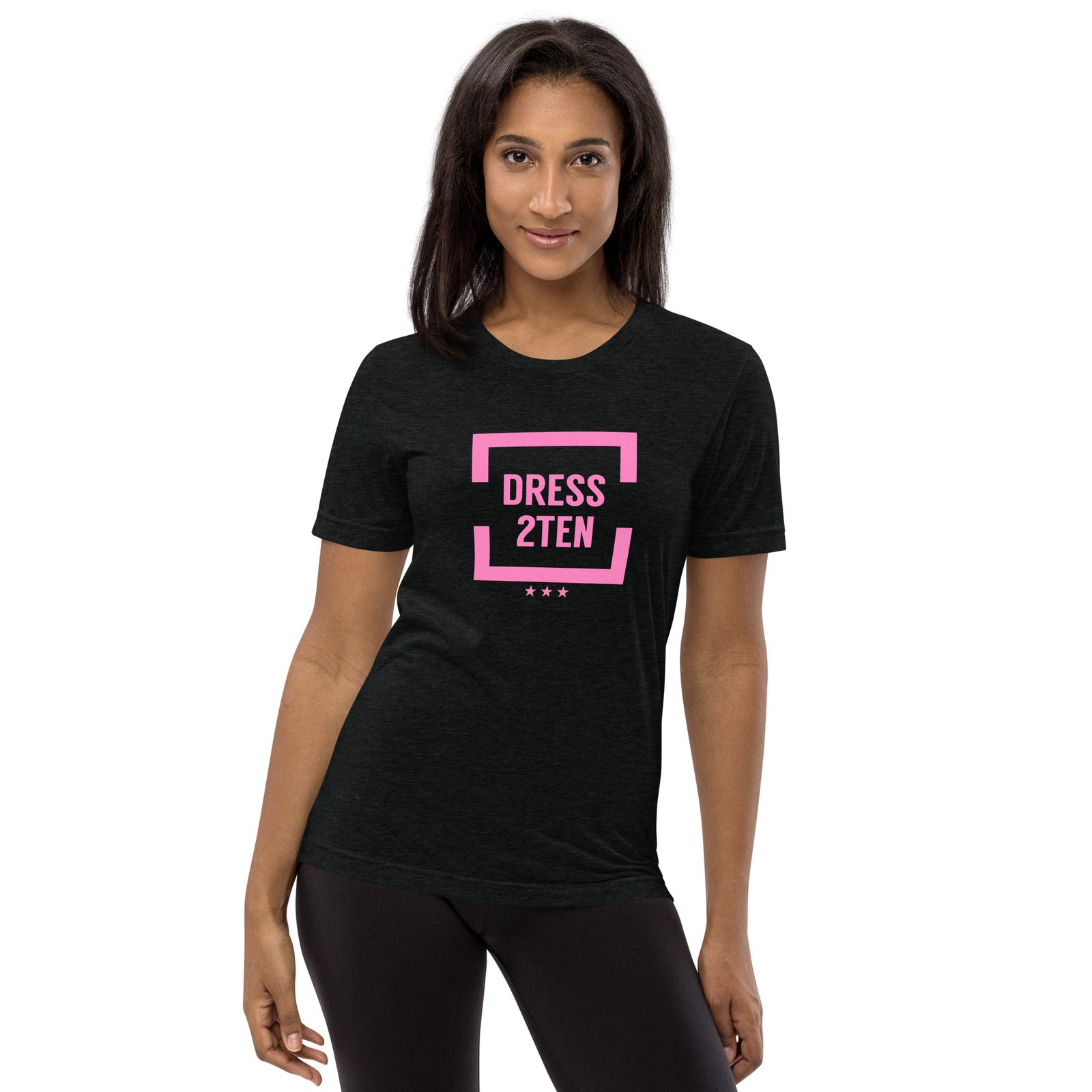 Lady Pink Logo T-Shirt with Pink Stars – Dress2ten
