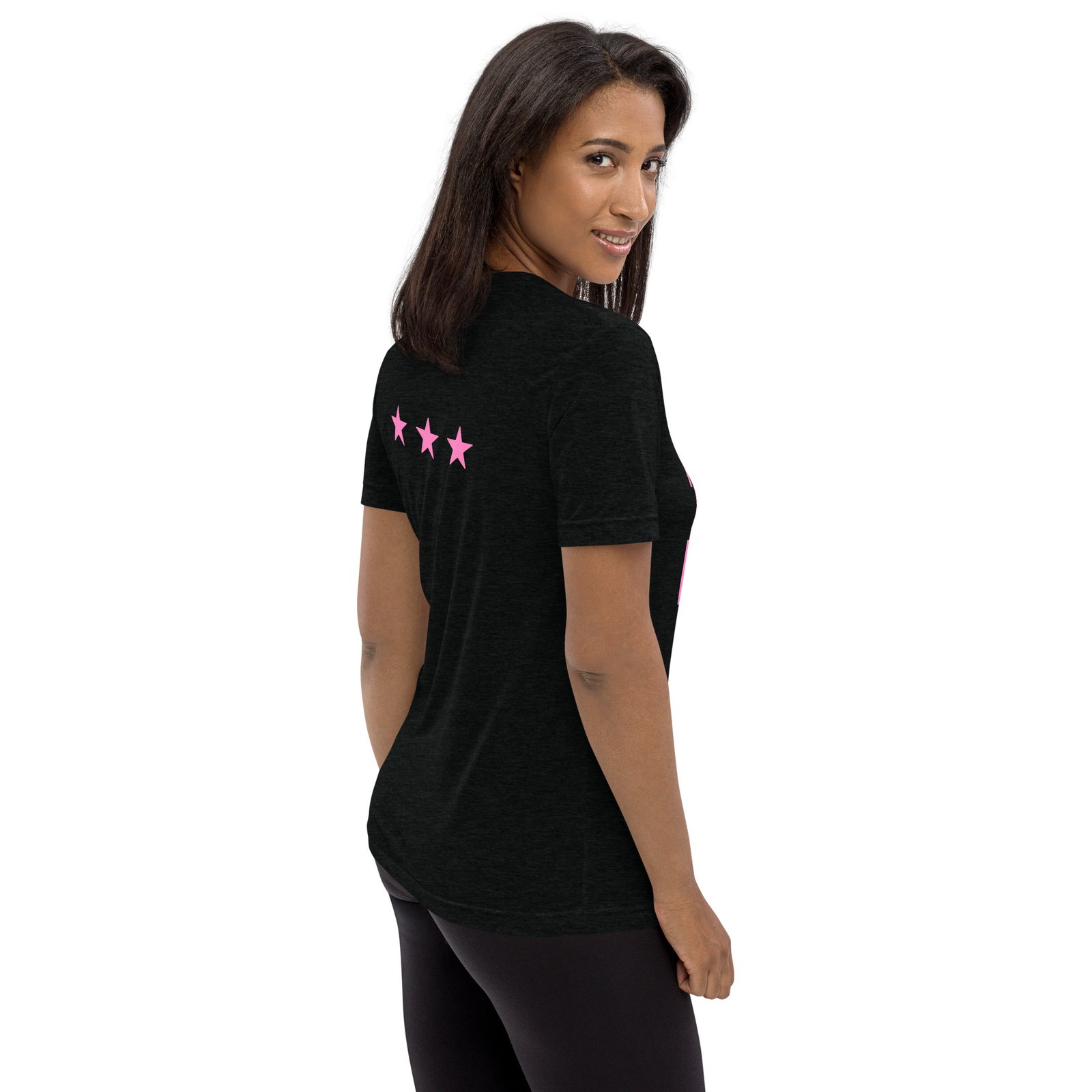 Lady Pink Logo T-Shirt with Pink Stars – Dress2ten